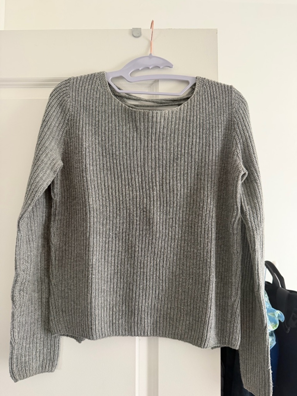BP open back sweater
